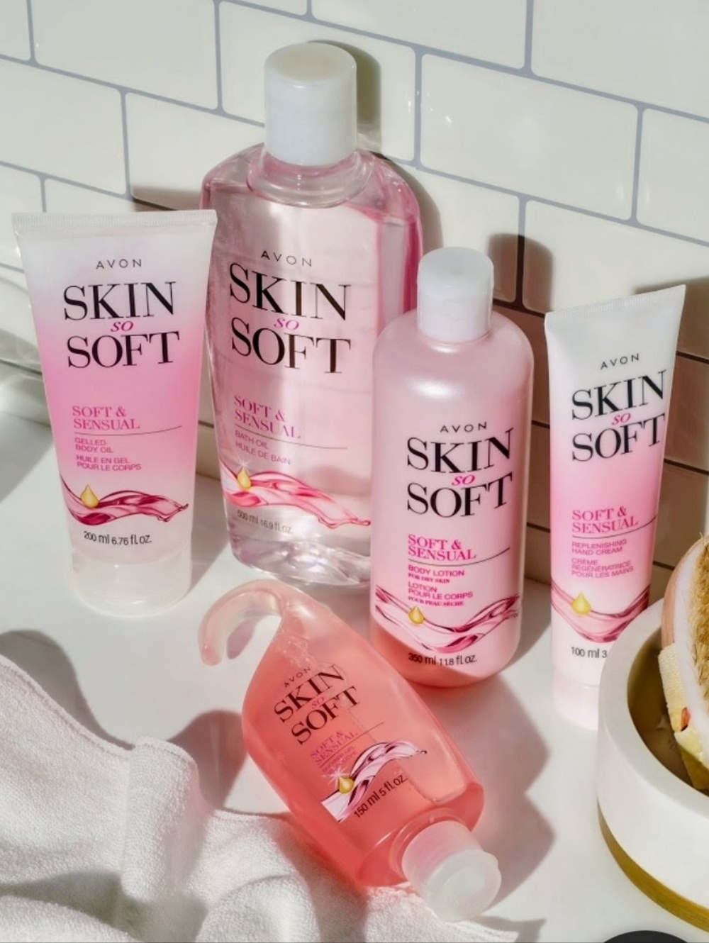 Avon Skin So Soft SOFT & SENSUAL Five (5) Pece Gift Set